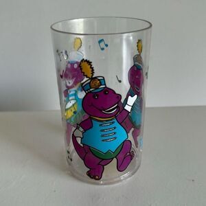 Vintage Barney Kids Plastic Cup 1992 The Lyons Group